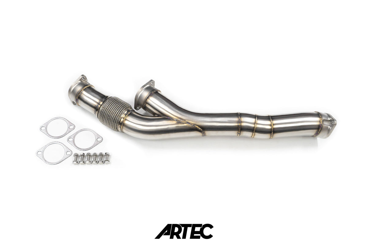 ARTEC Performance Nissan RB26 Twin 3.5" Stock Frame Front Pipe