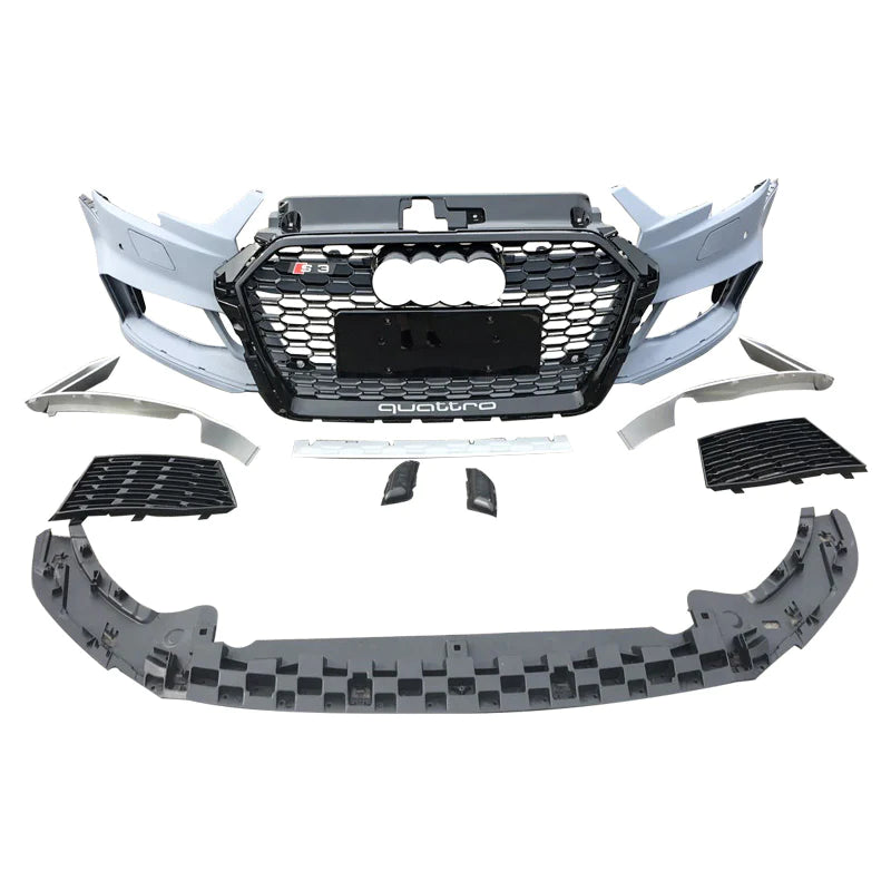 2017-2020 A3/S3 RS3 Conversion Front Bumper