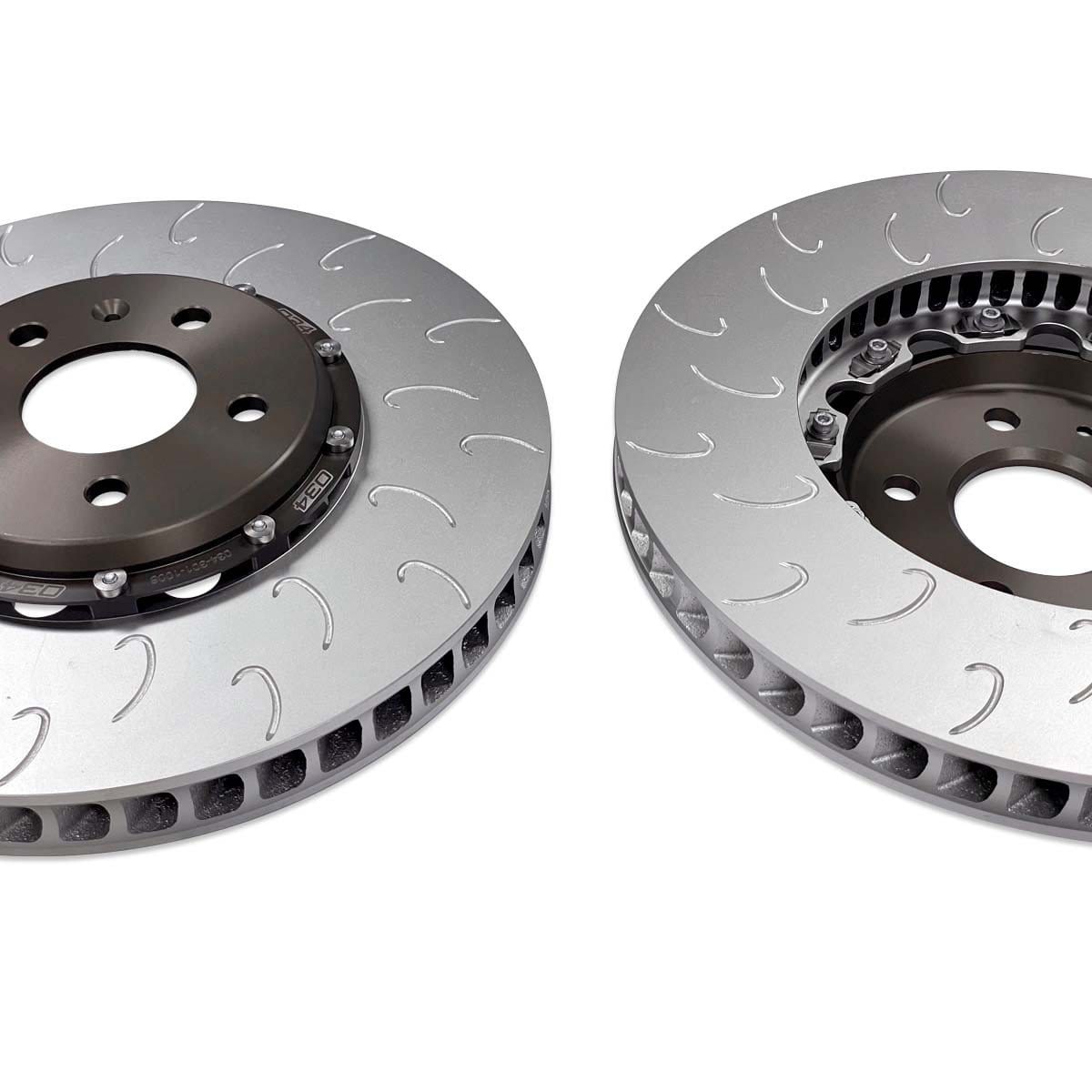 034 Motorsport 2-Piece Floating Front Brake Rotor Upgrade Kit - Audi / B8+ S4 / S5