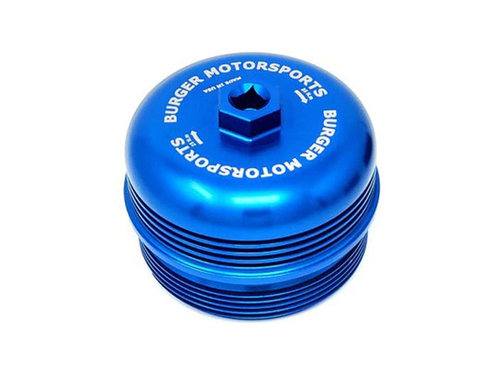 Burger Motorsports Billet Oil Filter Cap - BMW / N54 / N55 / S55 / N52 / N20 / N26