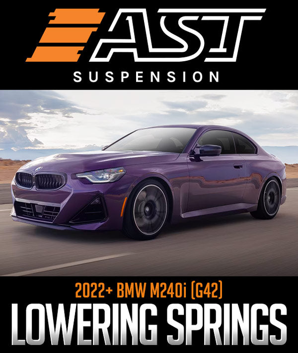 AST SUSPENSION LOWERING SPRINGS: 2022+ BMW M240I (G42)