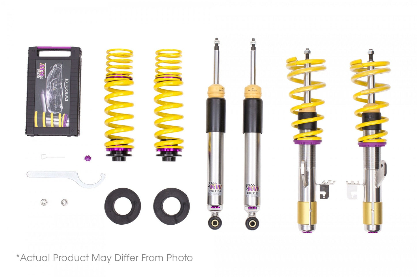 KW Suspensions KW V3 Coilover Kit - C-Class (W205) Convertible; 4MATIC (AWD); without electronic dampers