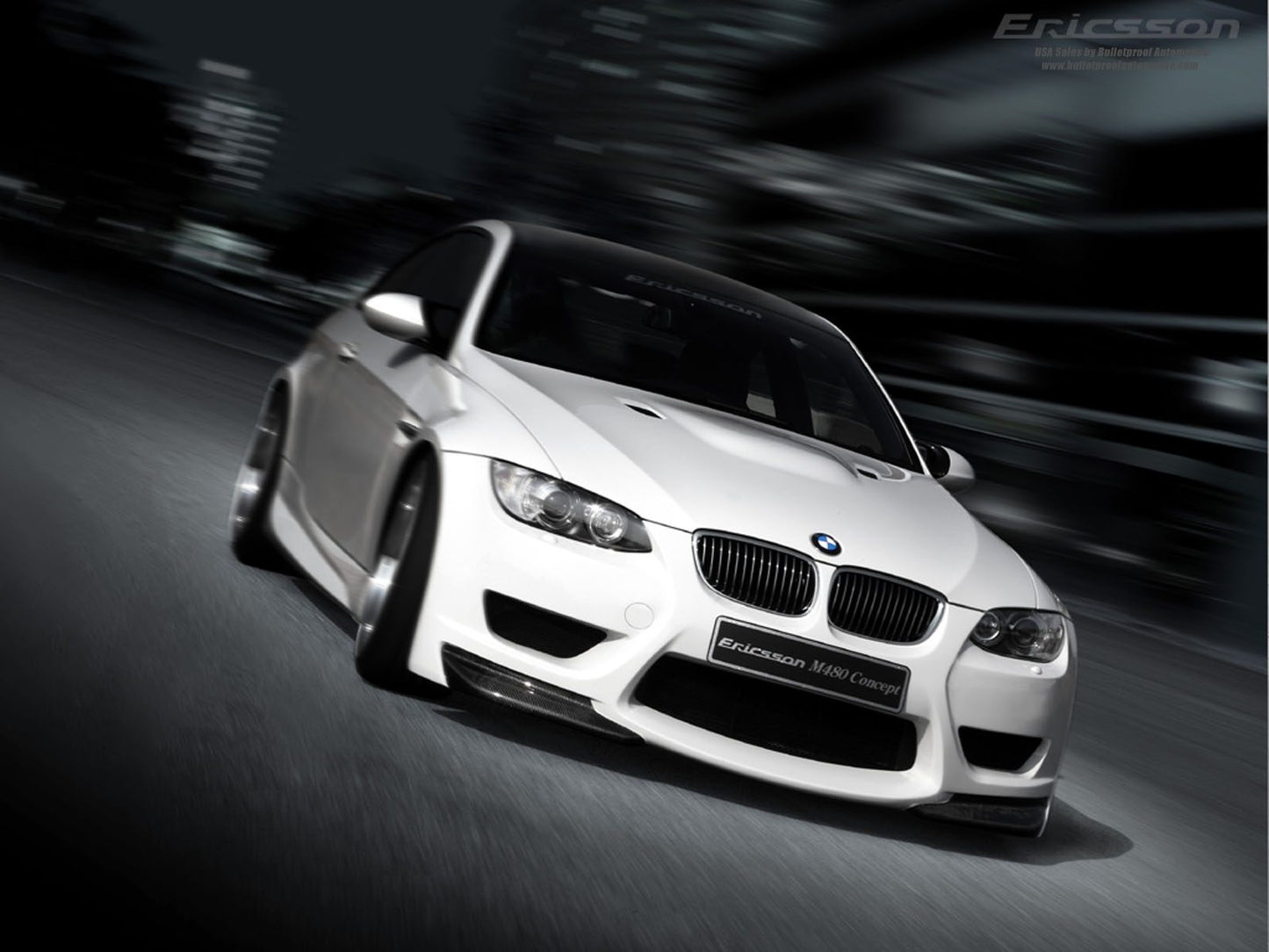 2007-2010 E92 Erricson Amuse Front Bumper With Carbon Splitters
