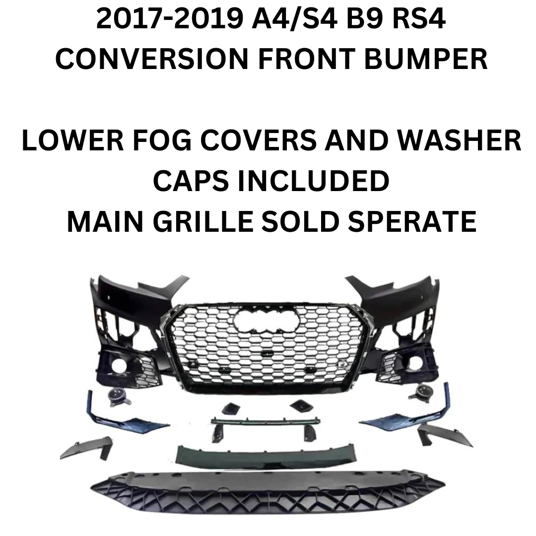 2017-2019 A4/S4 B9 RS4 Conversion Front Bumper