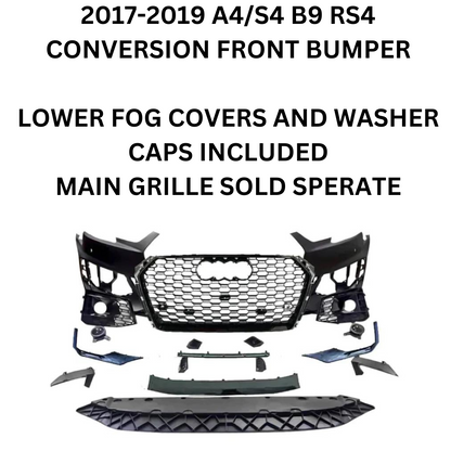 2017-2019 A4/S4 B9 RS4 Conversion Front Bumper