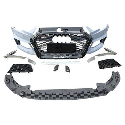 2017-2020 A3/S3 RS3 Conversion Front Bumper
