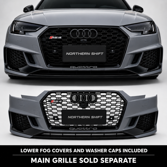 2017-2019 A4/S4 B9 RS4 Conversion Front Bumper