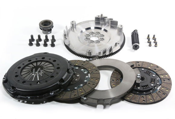 DKM CLUTCH BMW N54 MS ORGANIC TWIN DISC CLUTCH KIT W/FLYWHEEL