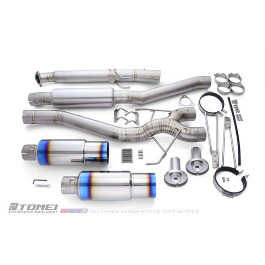 TOMEI - FULL TITANIUM MUFFLER KIT EXPREME TI CIVIC TYPE-R FL5 TYPE-D