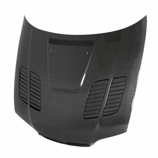 GTR-Style Carbon Fiber Hood For 2002-2006 BMW E46 2DR, LCI