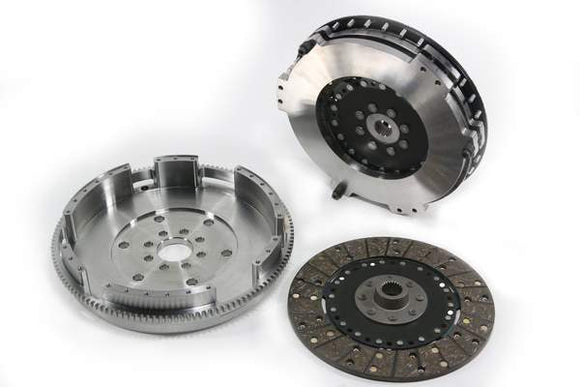 DKM CLUTCH BMW N54 MS ORGANIC TWIN DISC CLUTCH KIT W/FLYWHEEL