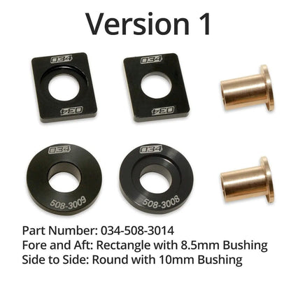 034Motorsport Billet Solid Shifter Bushing Kit - VW/Audi / Many Models (Check Fitment)