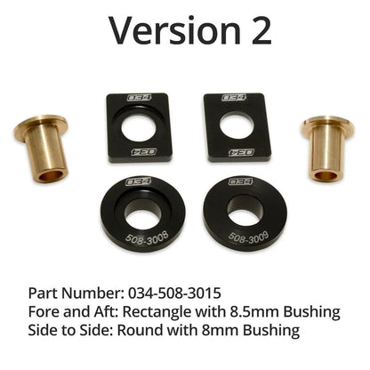 034Motorsport Billet Solid Shifter Bushing Kit - VW/Audi / Many Models (Check Fitment)