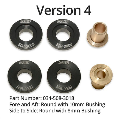 034Motorsport Billet Solid Shifter Bushing Kit - VW/Audi / Many Models (Check Fitment)