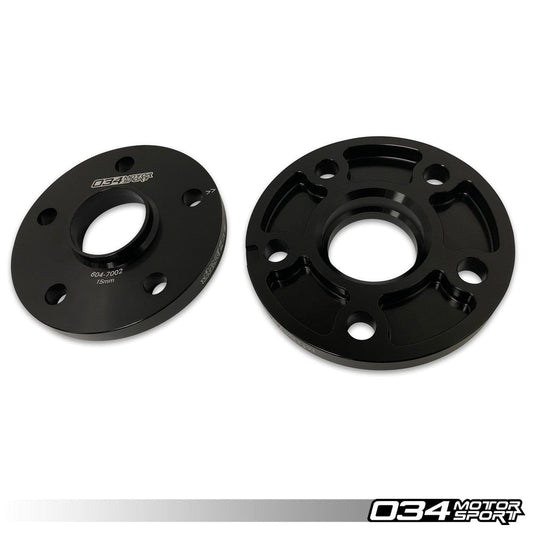 034 Motorsport Wheel Spacer Pair (15mm) - VW/Audi / 5x112 & 57.1 Center Bore