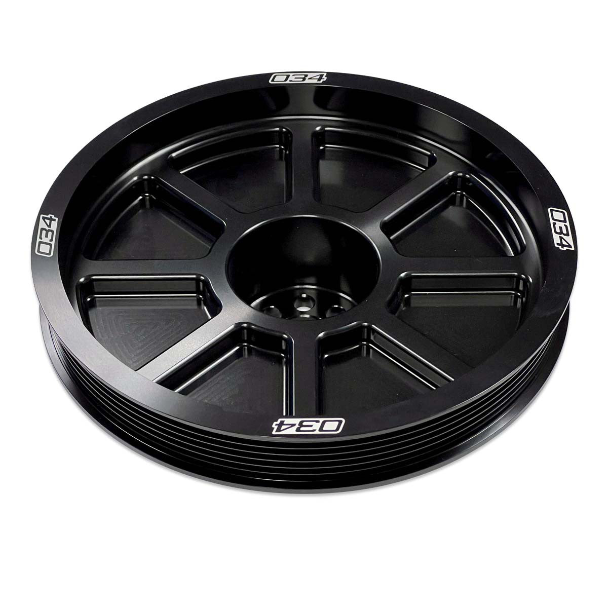034Motorsport Supercharger Crank Pulley Upgrade (207mm) - Audi / B8 / B8.5 / C7 / S4 / S5 / Q5 / SQ5 / A6 / A7