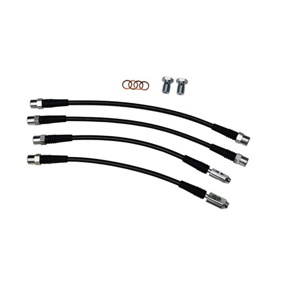 034 Motorsport Stainless Steel Braided Brake Line Kit (DoT Certified) - Audi / B6 / B7 / A4 / S4 Quattro