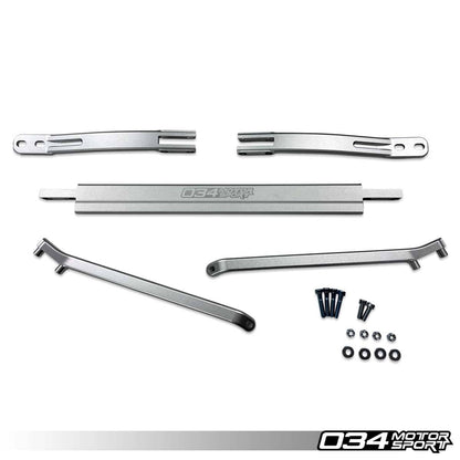 034 Motorsport Front Strut Brace (Billet Aluminum) - Audi / B8 / B8.5 / Q5 / SQ5