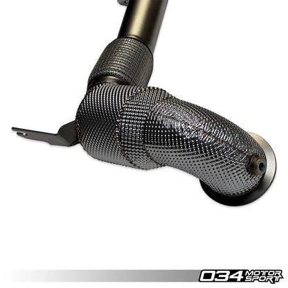 034Motorsport Stainless Steel Racing Downpipe - VW/Audi / Mk8 / R / 8Y / S3