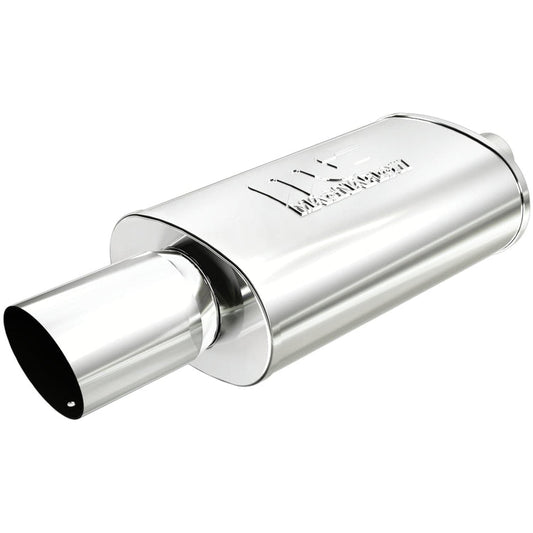 Magnaflow Street 5 x 8IN. Oval Straight-Through Performance Exhaust Muffler, 2 1/4" IN/ 4" OUT (Universal)