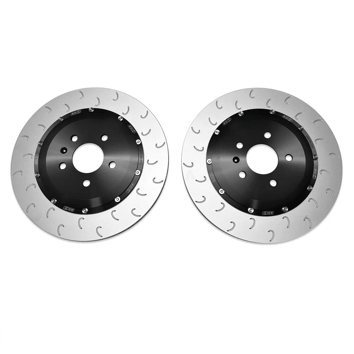 034 Motorsport 2-Piece Floating Rear Brake Rotor Upgrade Kit (350x22mm)- Audi / C7 / S6 / S7 / RS6 / RS7 / D4 / A8 / S8