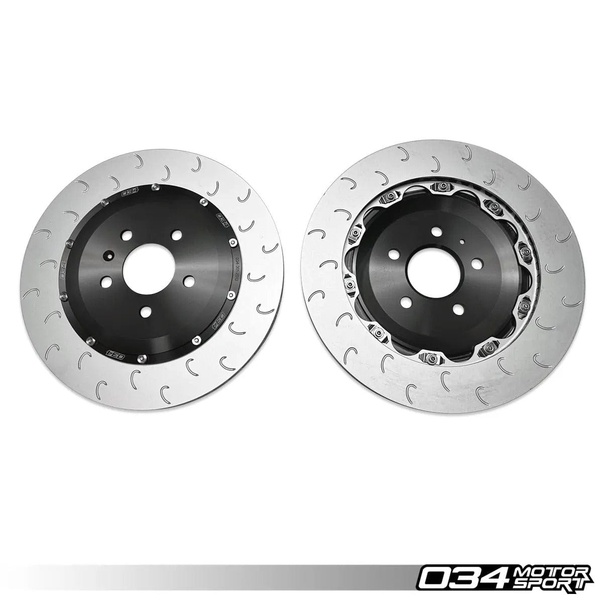034 Motorsport 2-Piece Floating Rear Brake Rotor Upgrade Kit (350x22mm)- Audi / C7 / S6 / S7 / RS6 / RS7 / D4 / A8 / S8