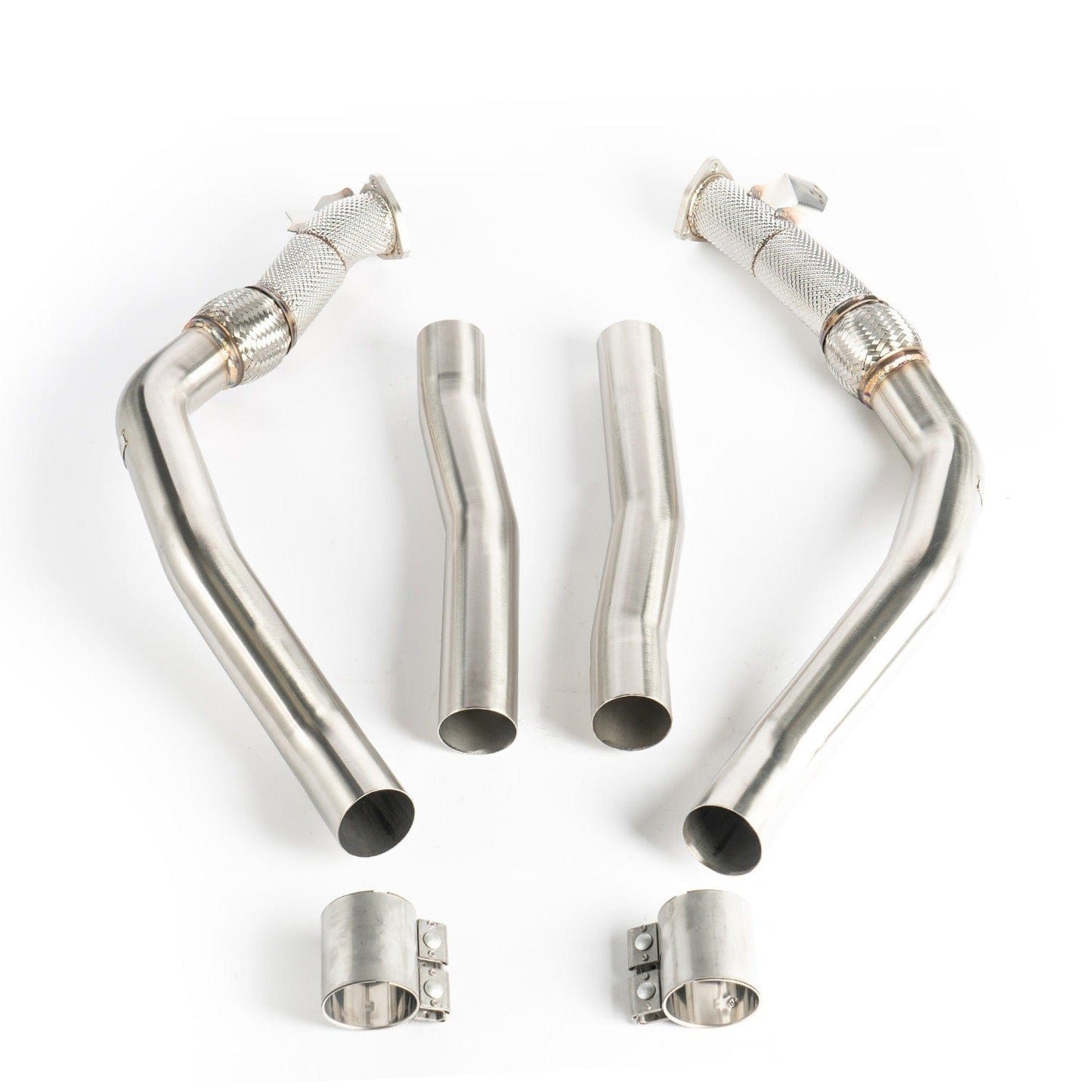 CTS Turbo Mid Pipes/Resonator Delete - Audi / C8 / RS6 / RS7