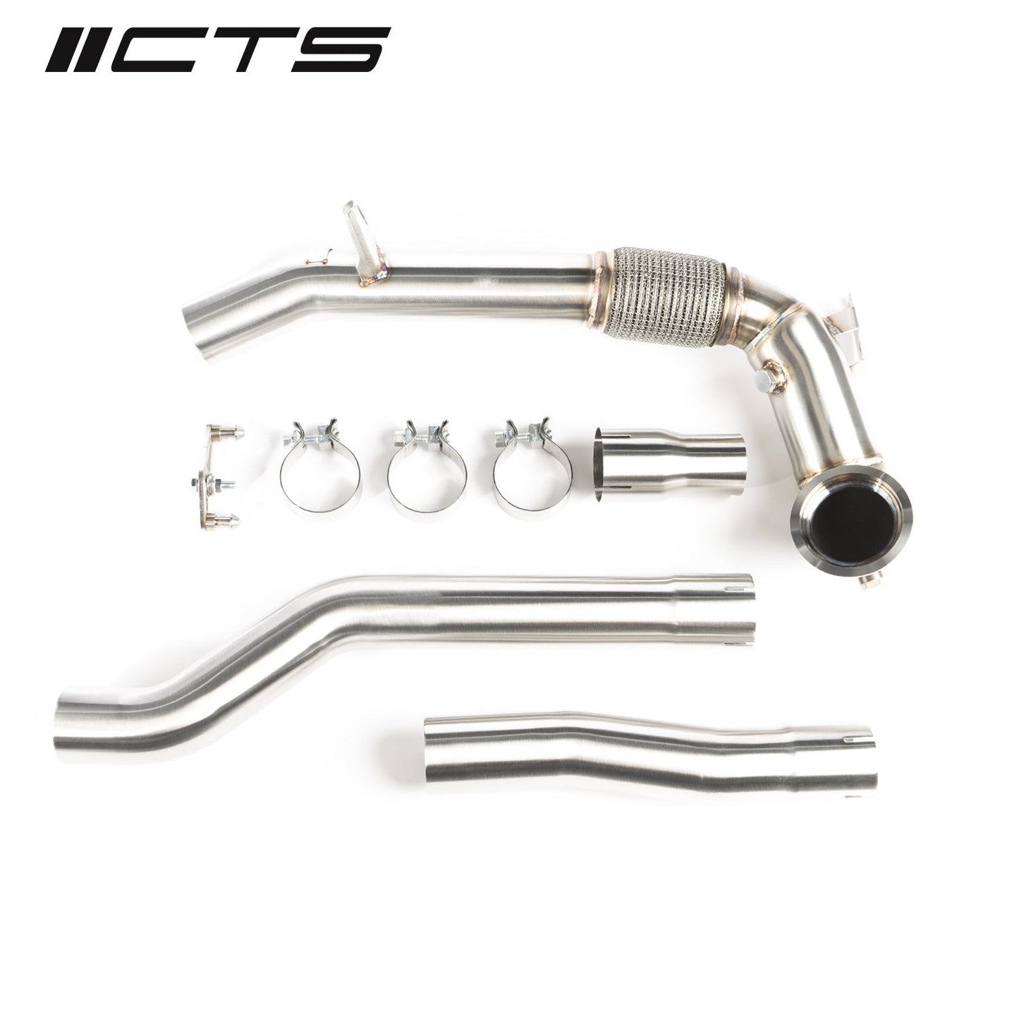 CTS Turbo EVO4 FWD RACE Exhaust Downpipe MK8 VW GTI/8Y Audi A3