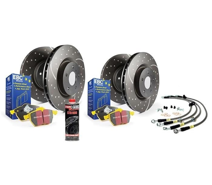 EBC Slotted | Dimpled Rotor Kit with Pads | Mk7 GTi with Performance Package