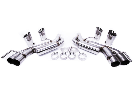 PLM Axle Back Muffler Delete Chevy Camaro SS ZL1 V8 2016 - 2023 Stainless Steel