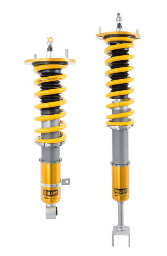 Ohlins 95-02 Nissan Skyline GT-R (R33/R34) Road & Track Coilover Suspension System featuring Dual Flow Valve Technology