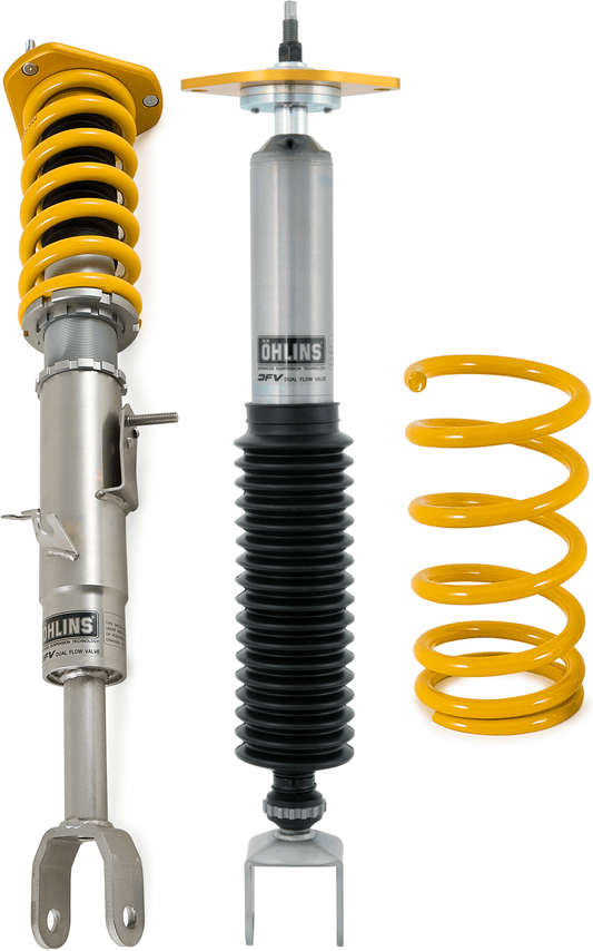 Ohlins 03-08 Nissan 350Z (Z33) Road & Track Coilover Suspension System featuring Dual Flow Valve Technology